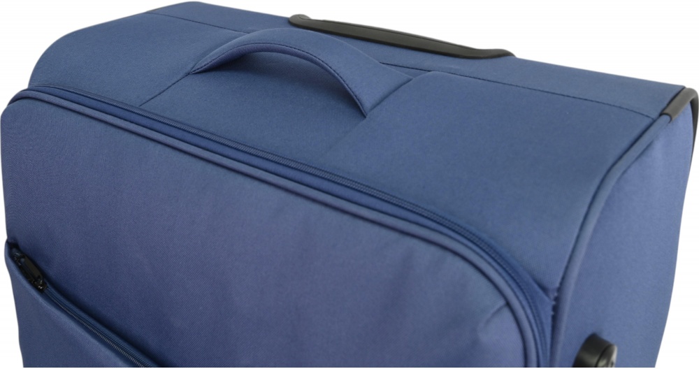 Чемодан Compass MS-2501 35 л синий 56x38x20 см S