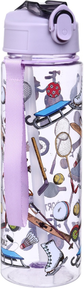 Бутылка для воды Maxmark Vacation 700 мл фиолетовая