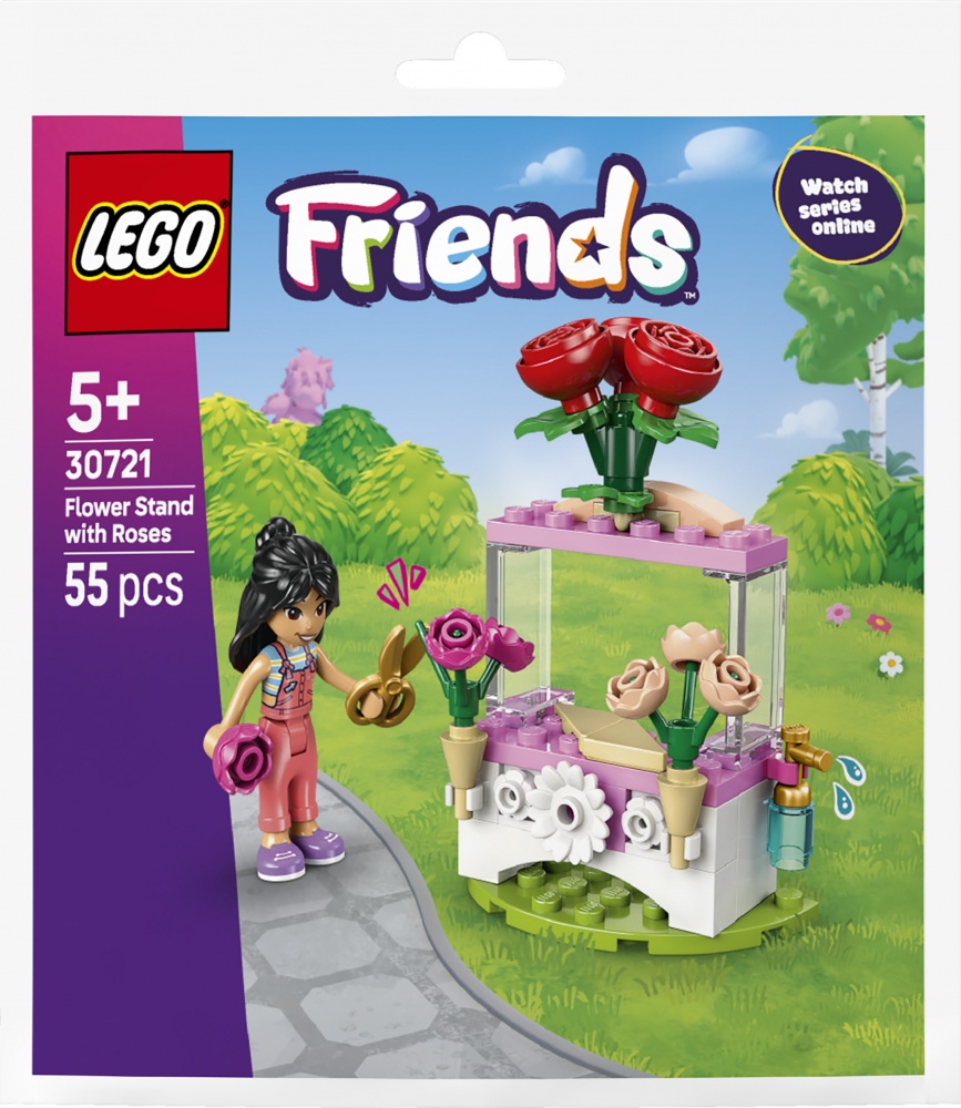 Конструктор LEGO Friends Квітковий кіоск із трояндами 30721