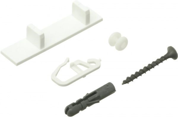 Комплект фурнітури ОМіС до стельового карнизу ОМ3 набірний 200 см білий 