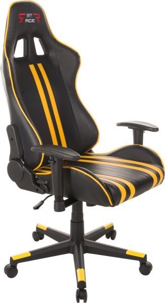 Крісло GT Racer X-2504-M чорно-жовтий 