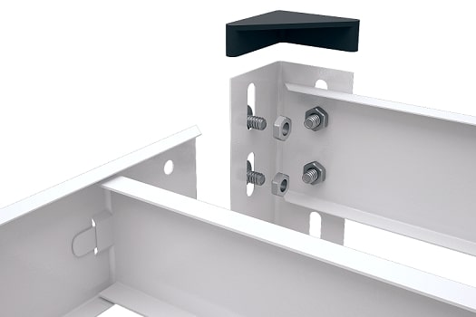 Стелаж металевий Меткас білий 1800x900x500 мм полиця 5 шт. емаль 