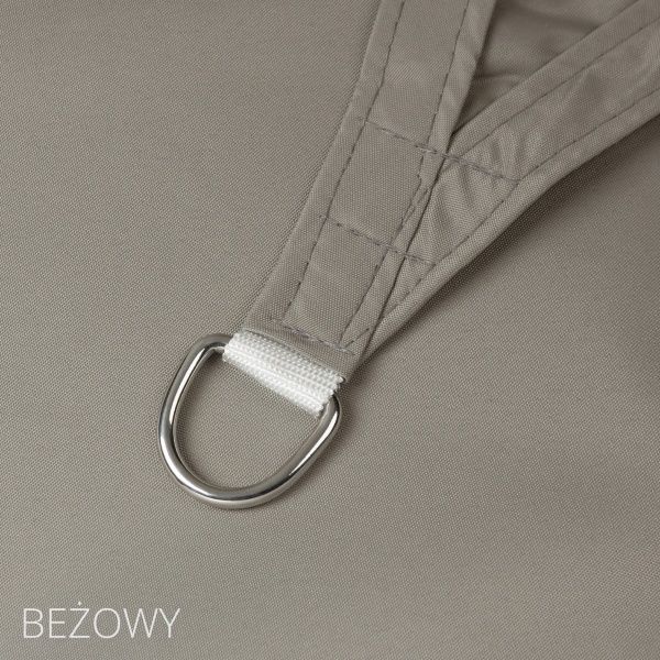 Тент-парус POLI квадрат 3,6x3,6 м бежевый 