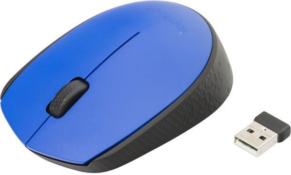 Миша Logitech Wireless Mouse M171 (910-004640) blue/black  