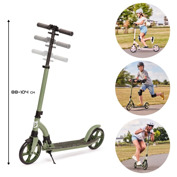 Самокат Kinderkraft Babytiger Spido Green зеленый BRSPID00GRE0000 