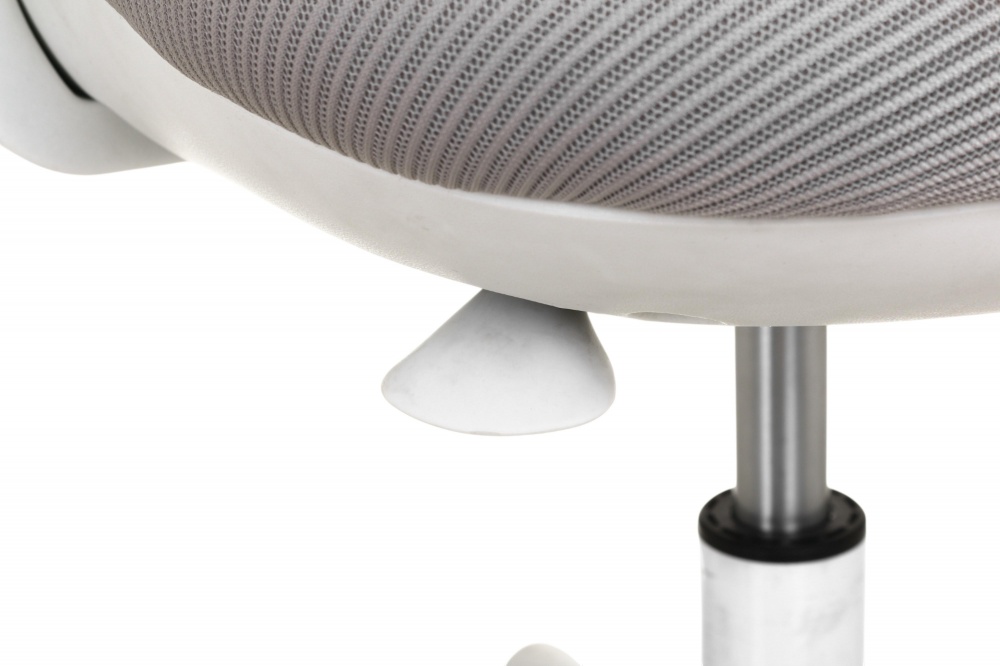 Крісло ігрове Центр Меблів Генрі біло-сірий