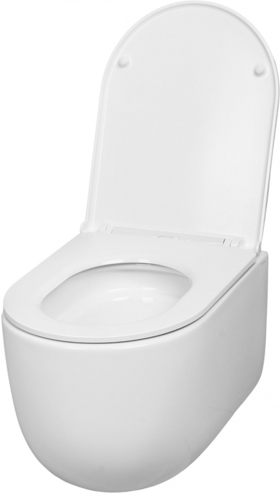 Унитаз подвесной ScandiSPA RAN NEW TORNADO с сиденьем Duroplast SLIM soft-close (2386AS)