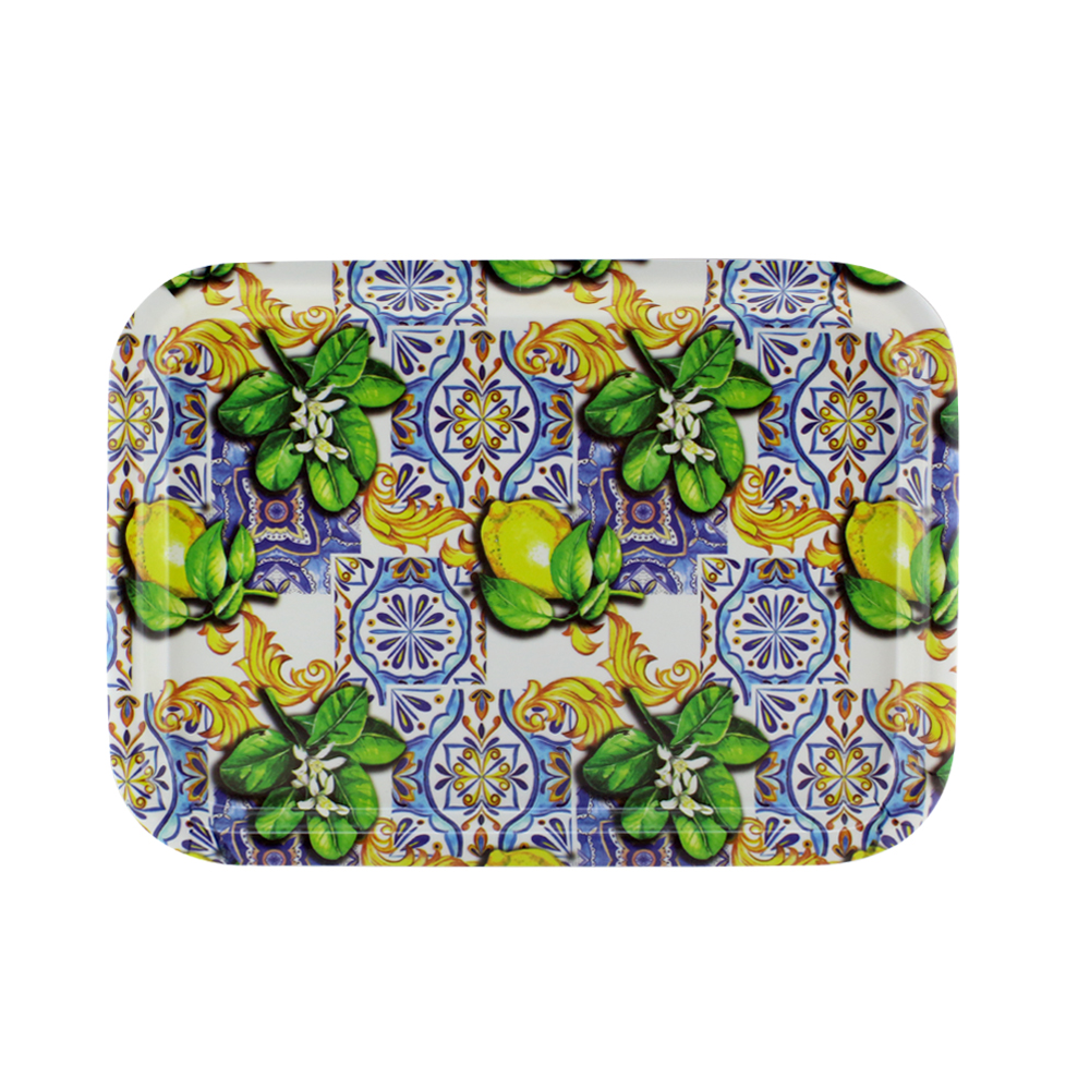 Поднос Arino Lemon 30x22x1,8 см прямоугольный 74651