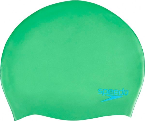 Шапочка для плавания Speedo Plain Moulded Silicone Junior 8-70990C549 one size зеленый