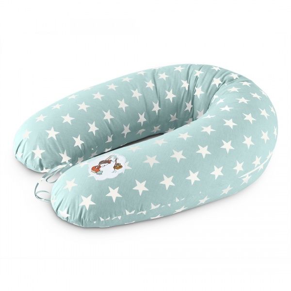 Подушка для беременных Стандарт Звезда 35х200 см Мята IDEIA