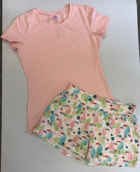 Пижама женская Roksana Summer 002/16291 р. XXL розовый/мульти 