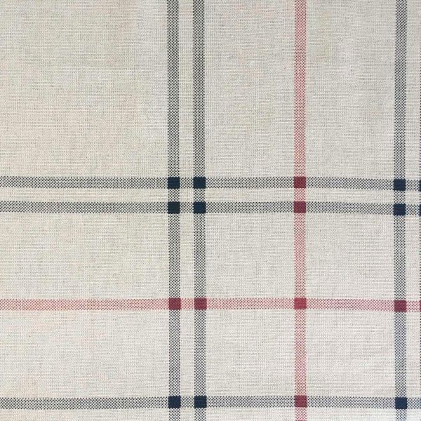 Скатерть Шарлотта клетка 136x220 см бежево-красный La Nuit 