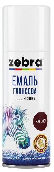 Эмаль аэрозольная ZEBRA серия Акварель 138 RAL 7035 светло-серый глянец 400 мл