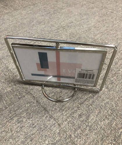 Рамка для фото EVG LBT03S 10x15 см светлое серебро