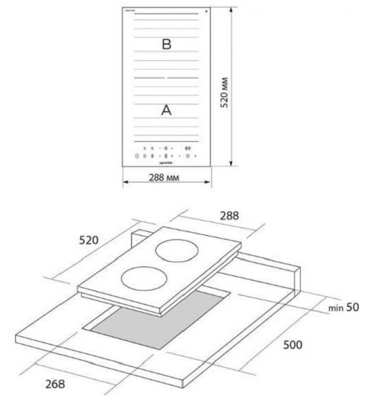 Варильна поверхня індукційна Pyramida IH P 322 BZ