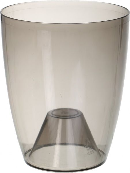 Горшок для орхидей Алеана 20х24 см круглый 5л прозрачный (115021) 