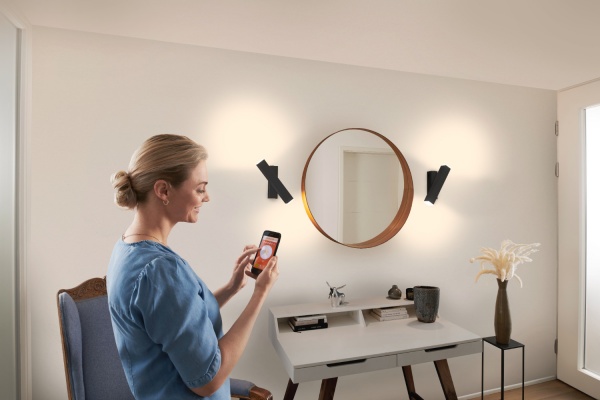 Светильник настенный Ledvance Smart+ Wifi Orbis Wall Cross 12 Вт черный 