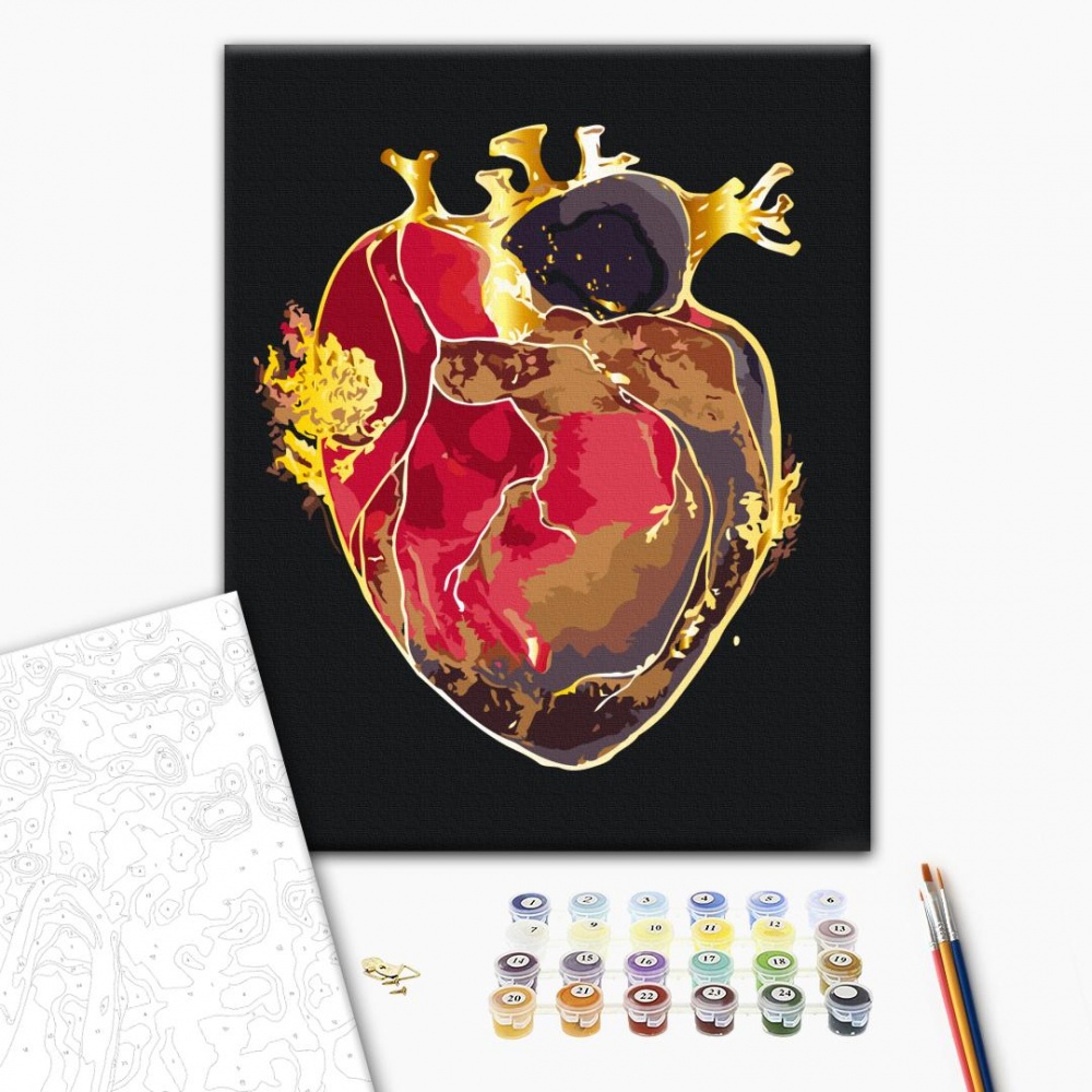 Картина по номерам С любовью к себе © Юлия Ангелюк 40х50 см Brushme