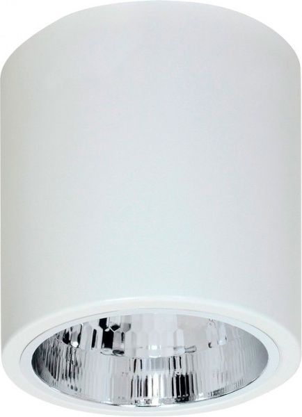 Светильник точечный Luminex Downlight round 60 Вт E27 белый 7240 