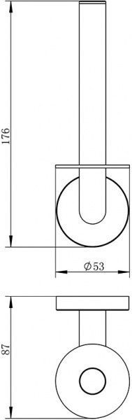 Держатель для туалетной бумаги Imprese Hranice 141100