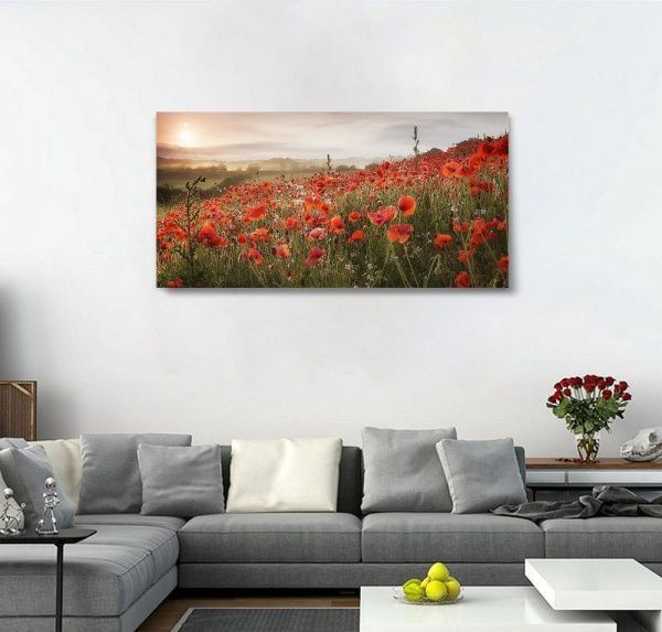 Репродукция Маковое поле 96x48 см i_96x48_00066 