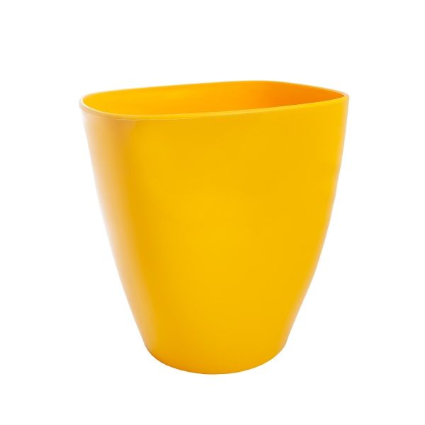 Горшок для орхидей №14 квадратный 2 л желтый 