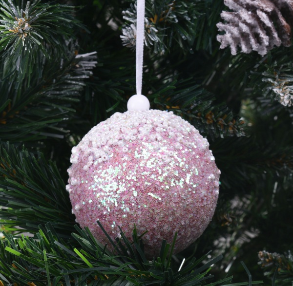 Шар новогодний 8х10 см в ассортименте CAA115000