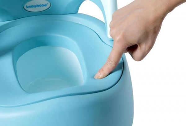 Горшок детский Утенок голубой BH-114BU