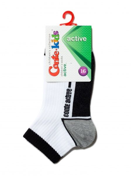 Носки детскиедля девочекдля мальчиков Conte-Kids Active (короткие) 13С-34СП 507 р.16 белый 