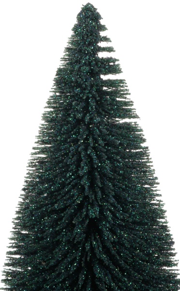 Елка декоративная настольная голубая 9x25 см