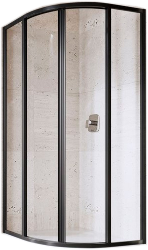 Душове огородження Ravak Supernova SKCP4 чорний+transparent 3117O302Z1
