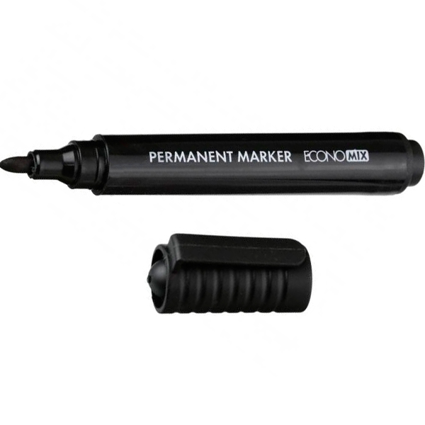 Маркер перманентний Economix E12153 чорний 