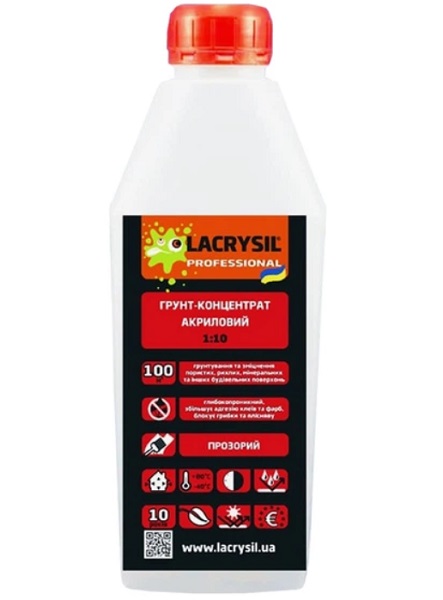 Ґрунтовка універсальна Lacrysil 1:10 1 л