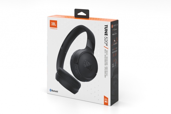 Навушники бездротові JBL® Tune 520BT black (JBLT520BTBLKEU) 