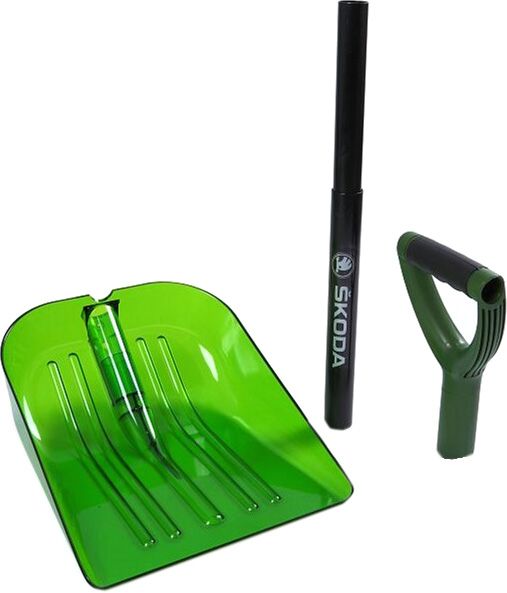 Лопата для снігу складана Plastkon Armstrong AUTO лайм