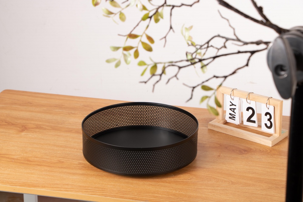 Полиця Flamberg Premium з обертом Vento 25х9.5 см чорний DS19056BK