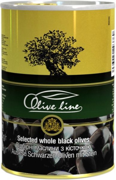 Маслины Olive Line Отборочные без косточек 420 г