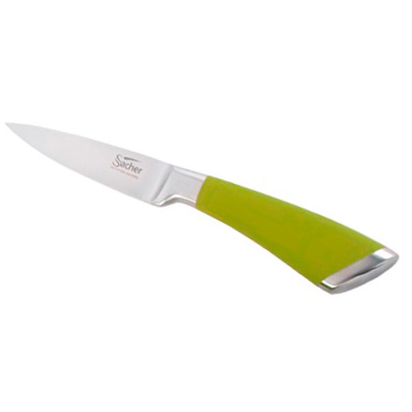 Нож для овощей Sacher салатовый 8 см