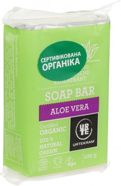 Мыло органическое Urtekram Алоэ вера 100 г