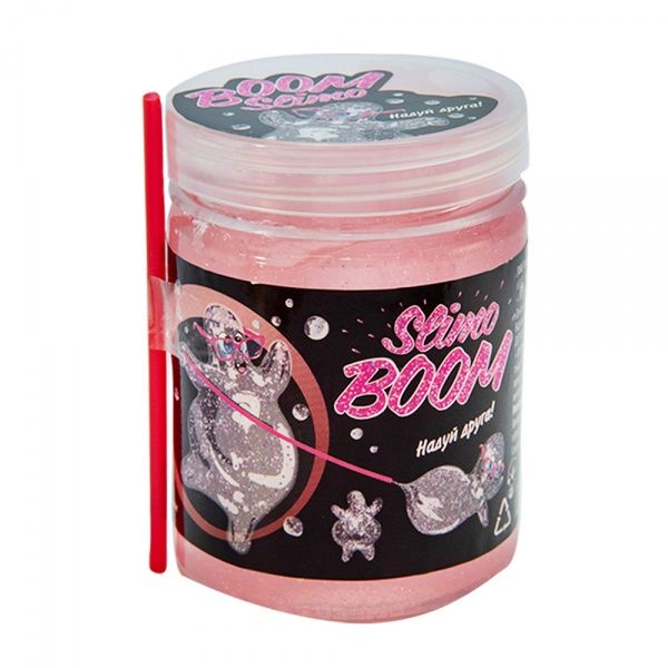 Надувний слайм Strateg 71828 Slimo boom 125 г в асортиментІ