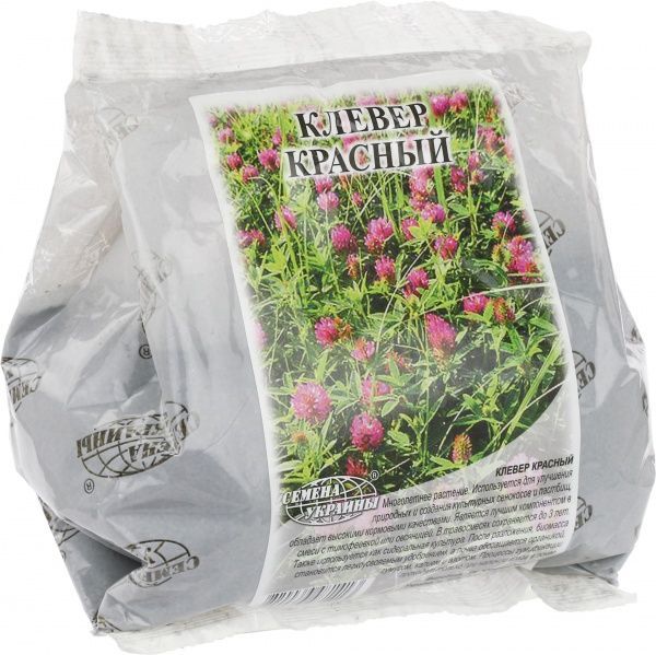 Семена Семена Украины клевер луговой красный 500 г