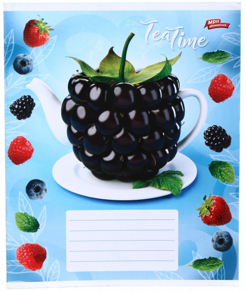 Зошит шкільний уф-лак 12 аркушів у клітинку в асортименті Мрії збуваються