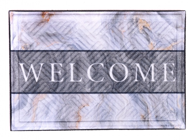 Килимок Multy Home Europe Sp. z o.o. RAMBO-LIMA mat Bentinck Marble 43x63 см