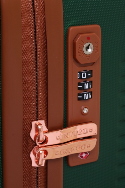 Чемодан 41 л зеленый LS22200 49х36х23 ABS 