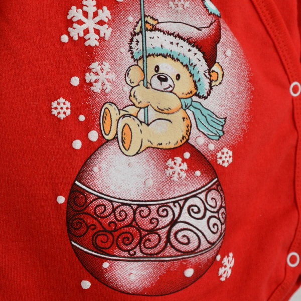 Боди для мальчика Blanka Игрушка р.56–62 красный 110064 