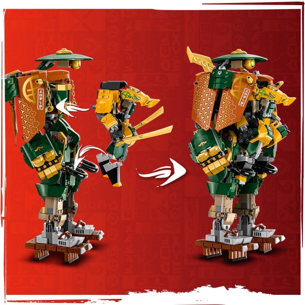 Конструктор LEGO NINJAGO Командні роботи ніндзя Ллойда й Арін 71794