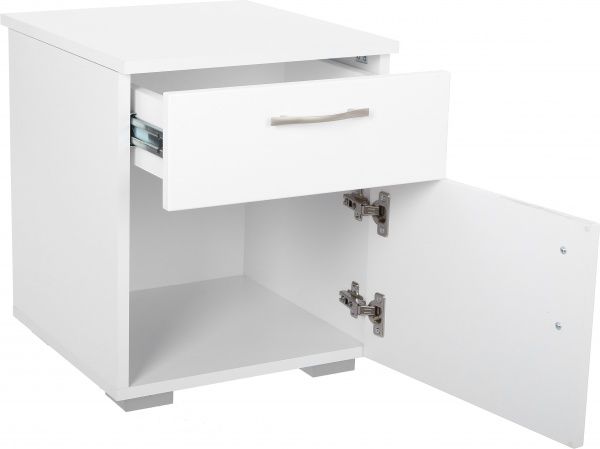 Тумба приліжкова Грейд Ельче білий 