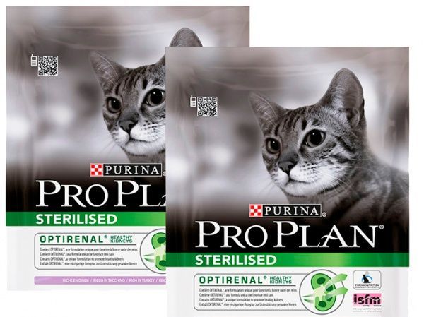 Корм Purina Pro Plan сухий для стерилізованих котів з індичкою