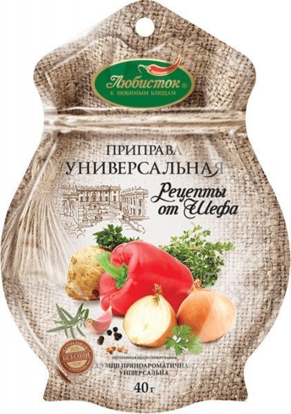 Приправа универсальная Рецепты от шефа 40 г Любисток (4820159132331) 