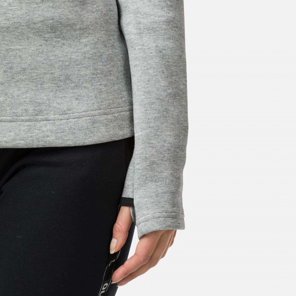 Джемпер Rossignol W LIFETECH ROUND NECK RLIWS04-280 р. S серый